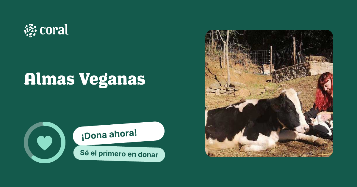 Vista previa de Almas Veganas al compartir en redes sociales