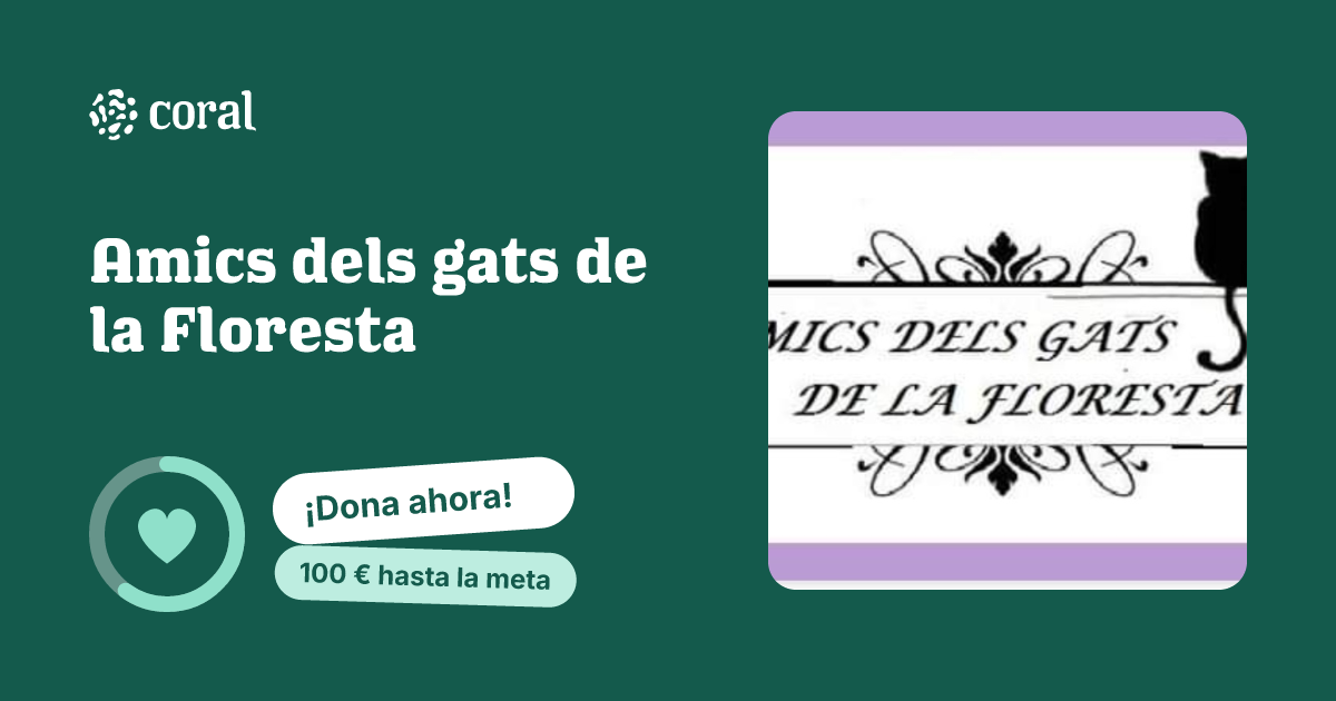 Vista previa de Amics dels gats de la Floresta al compartir en redes sociales