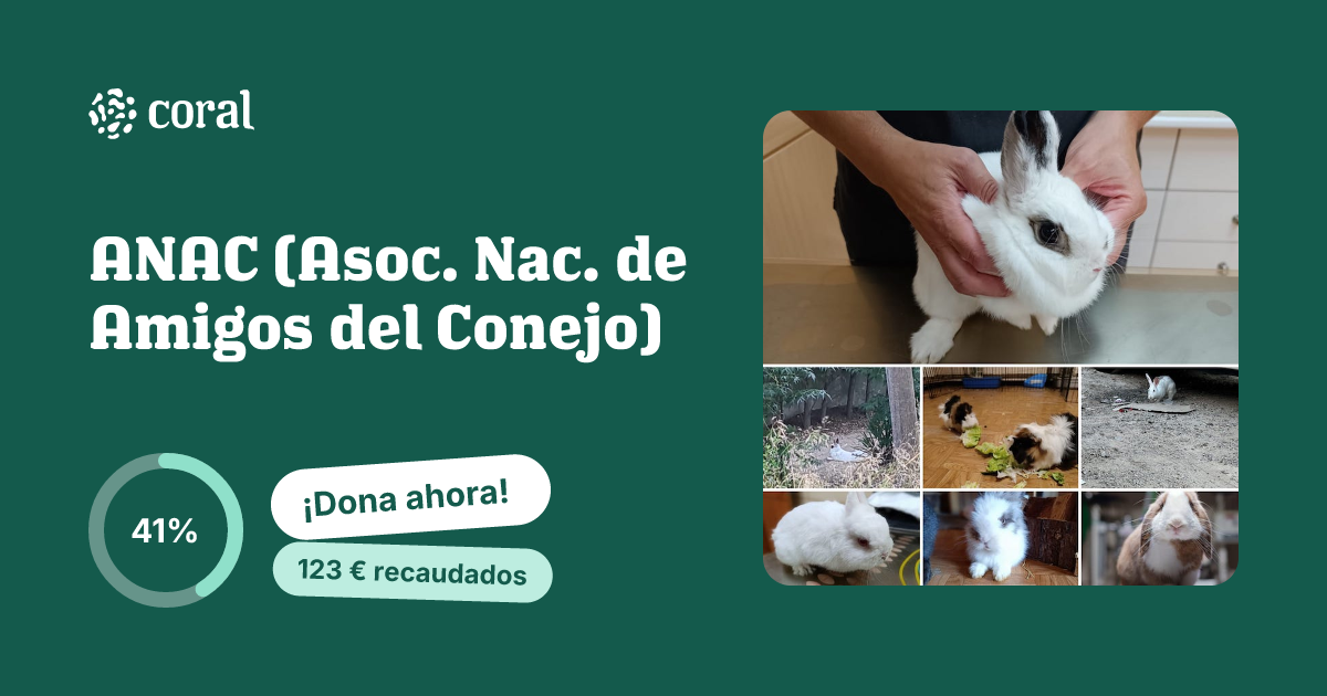 Vista previa de ANAC (Asoc. Nac. de Amigos del Conejo) al compartir en redes sociales