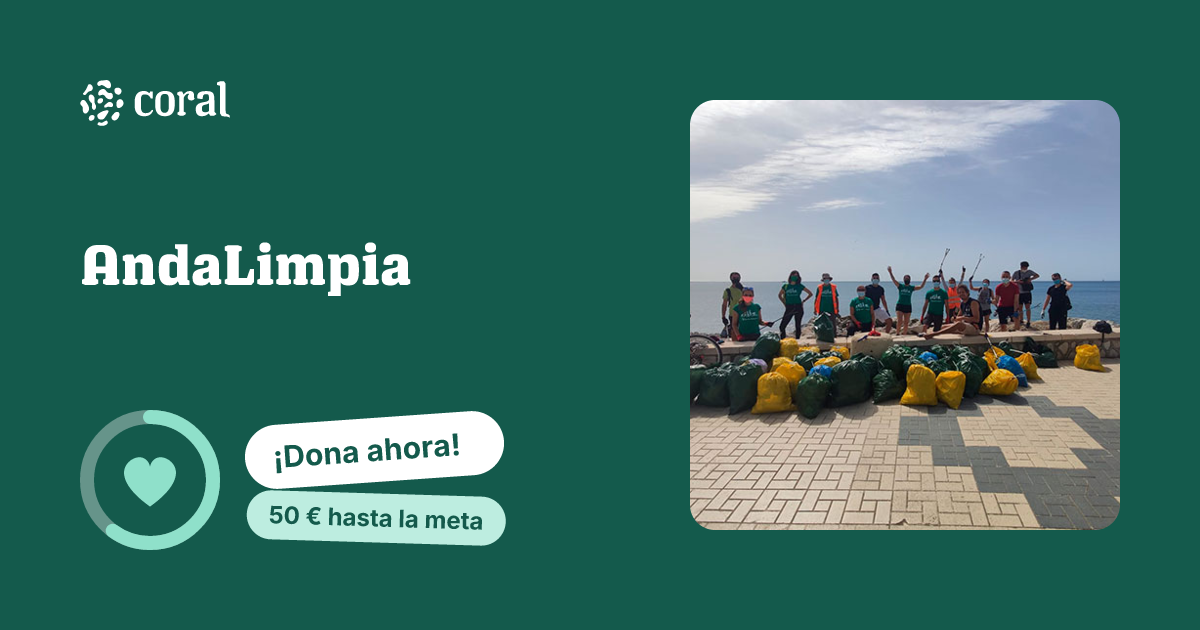 Vista previa de AndaLimpia al compartir en redes sociales