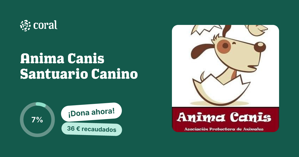 Vista previa de Anima Canis Santuario Canino al compartir en redes sociales