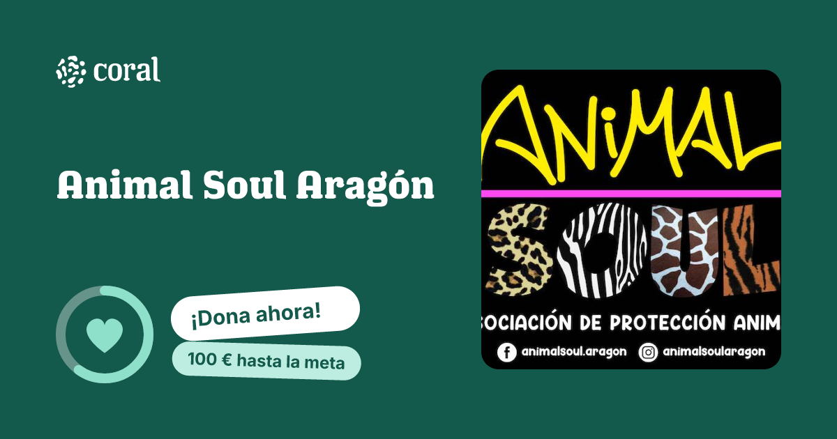 Vista previa de Animal Soul Aragón al compartir en redes sociales
