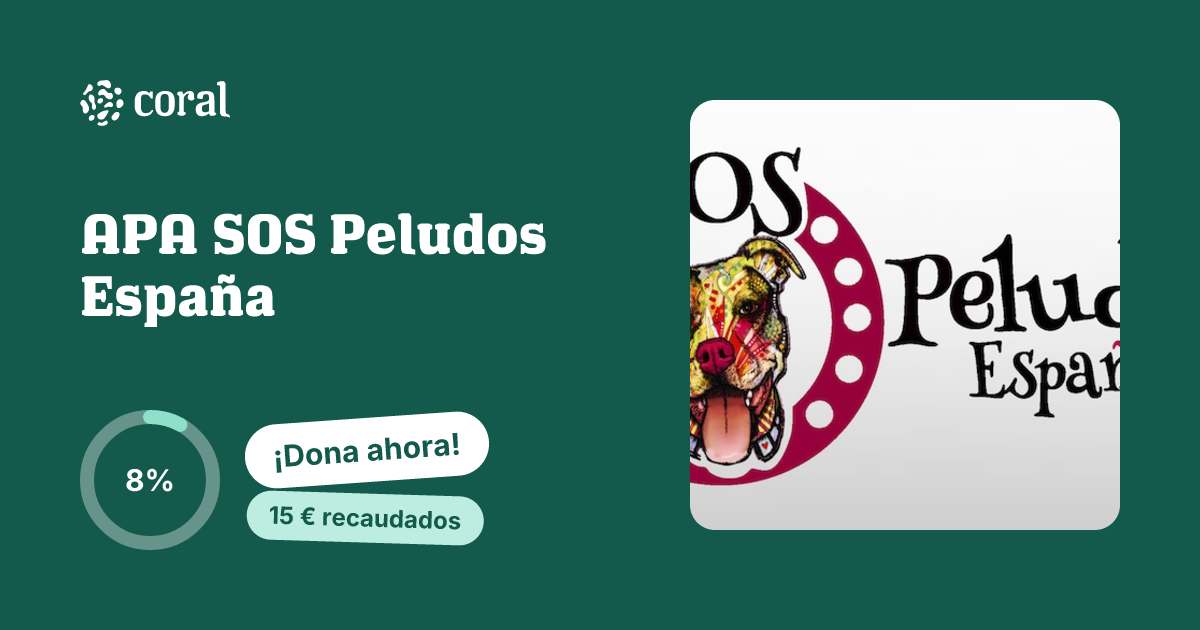 Vista previa de APA SOS Peludos España al compartir en redes sociales