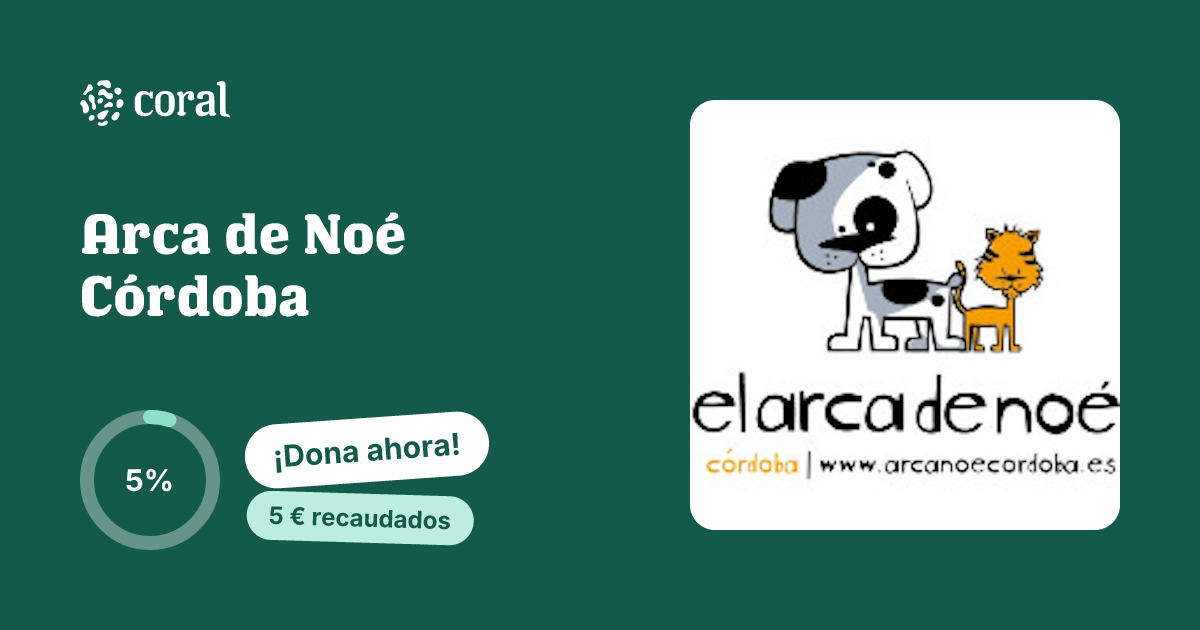 Vista previa de Arca de Noé Córdoba al compartir en redes sociales