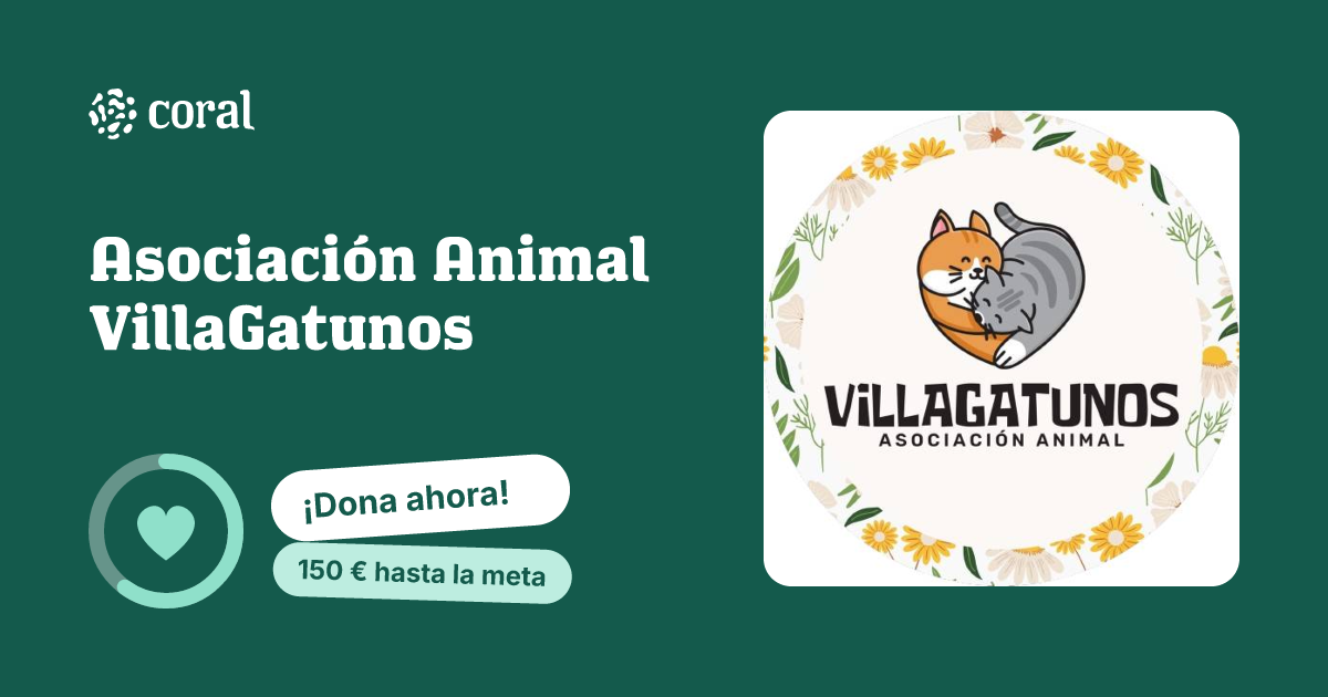 Vista previa de Asociación Animal VillaGatunos al compartir en redes sociales