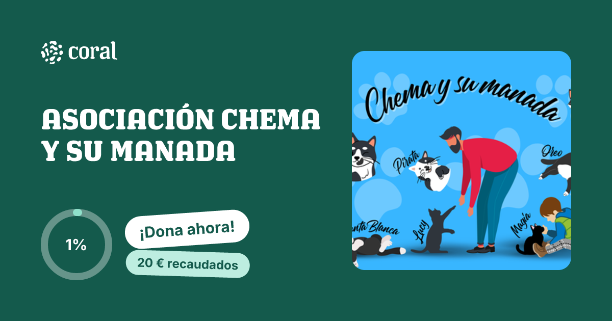 Vista previa de ASOCIACIÓN CHEMA Y SU MANADA al compartir en redes sociales