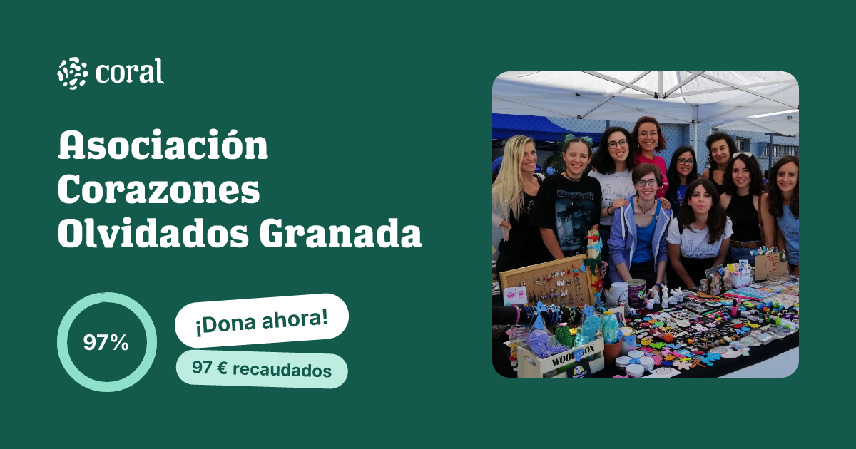 Vista previa de Asociación Corazones Olvidados Granada al compartir en redes sociales
