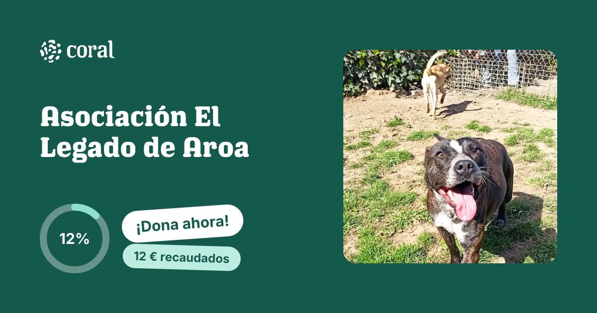 Vista previa de Asociación El Legado de Aroa al compartir en redes sociales