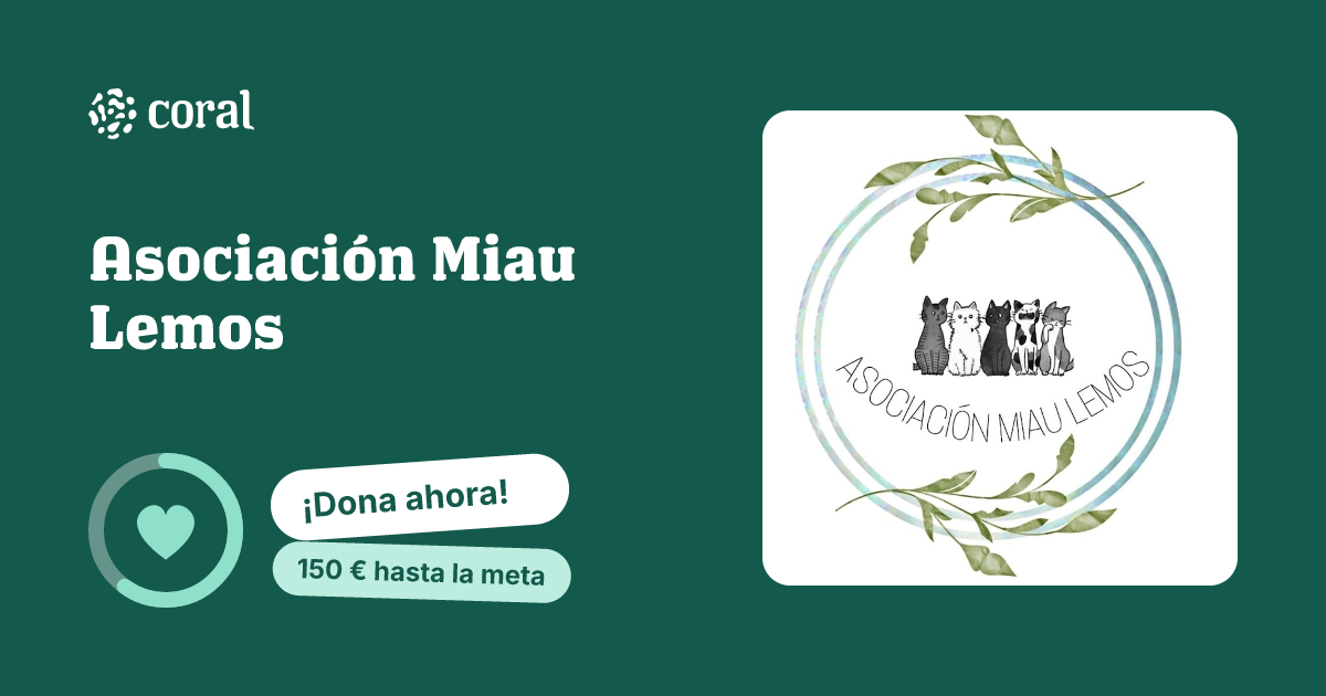 Vista previa de Asociación Miau Lemos al compartir en redes sociales