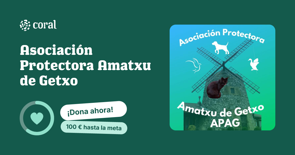 Vista previa de Asociación Protectora Amatxu de Getxo al compartir en redes sociales