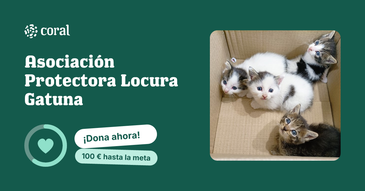 Vista previa de Asociación Protectora Locura Gatuna al compartir en redes sociales