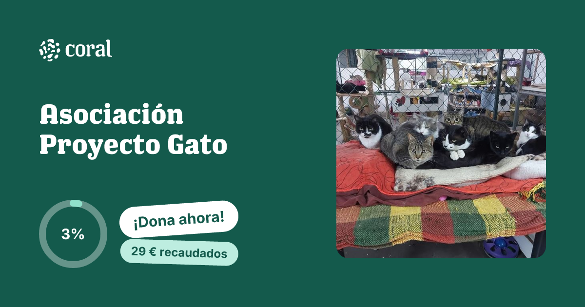Vista previa de Asociación Proyecto Gato al compartir en redes sociales