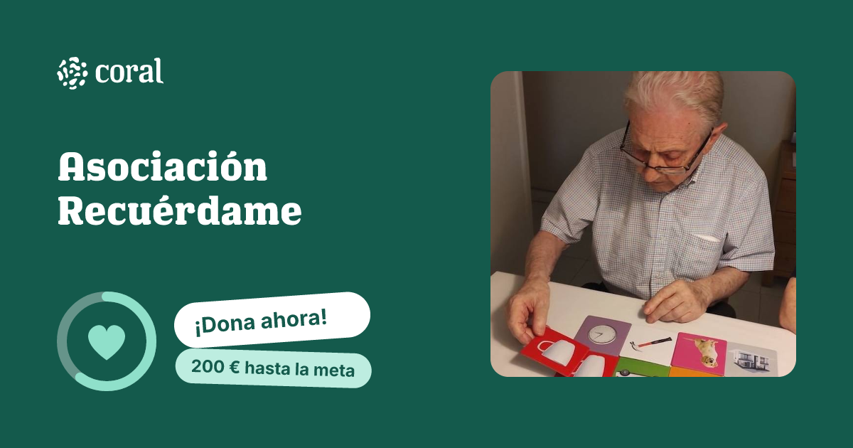 Vista previa de Asociación Recuérdame al compartir en redes sociales