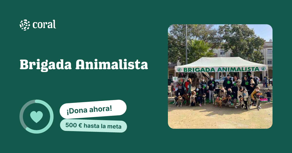 Vista previa de Brigada Animalista al compartir en redes sociales