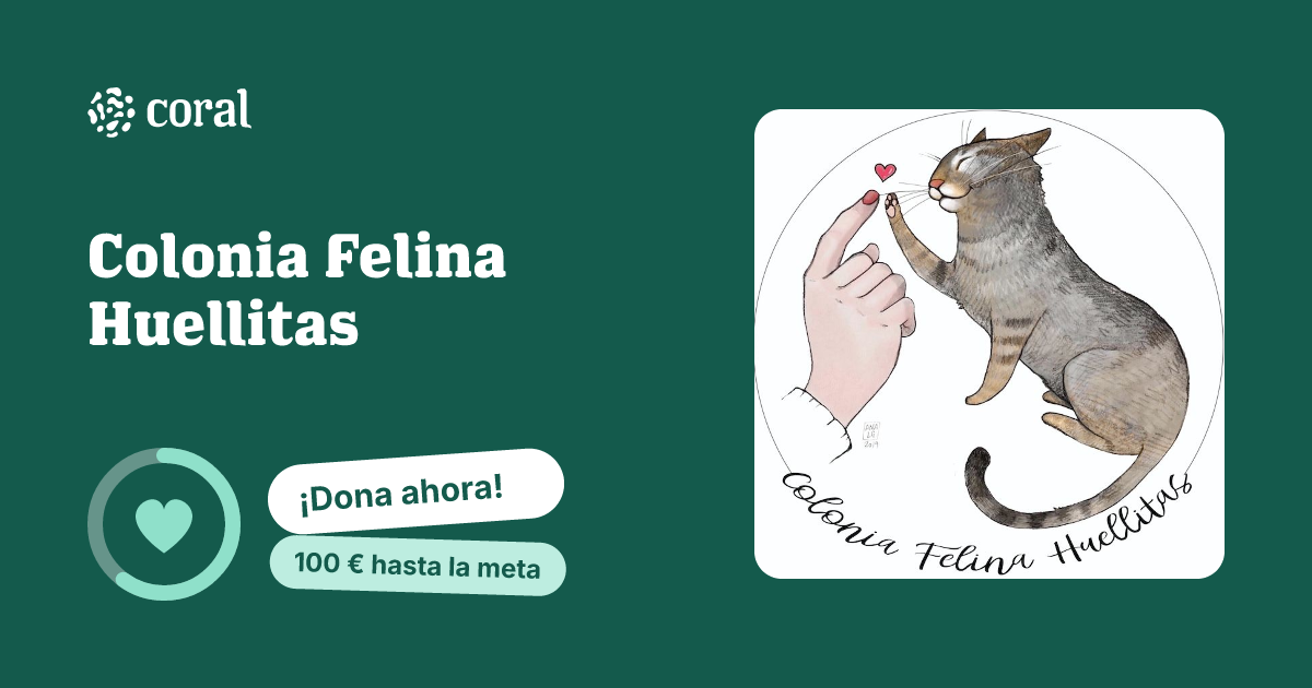 Vista previa de Colonia Felina Huellitas al compartir en redes sociales