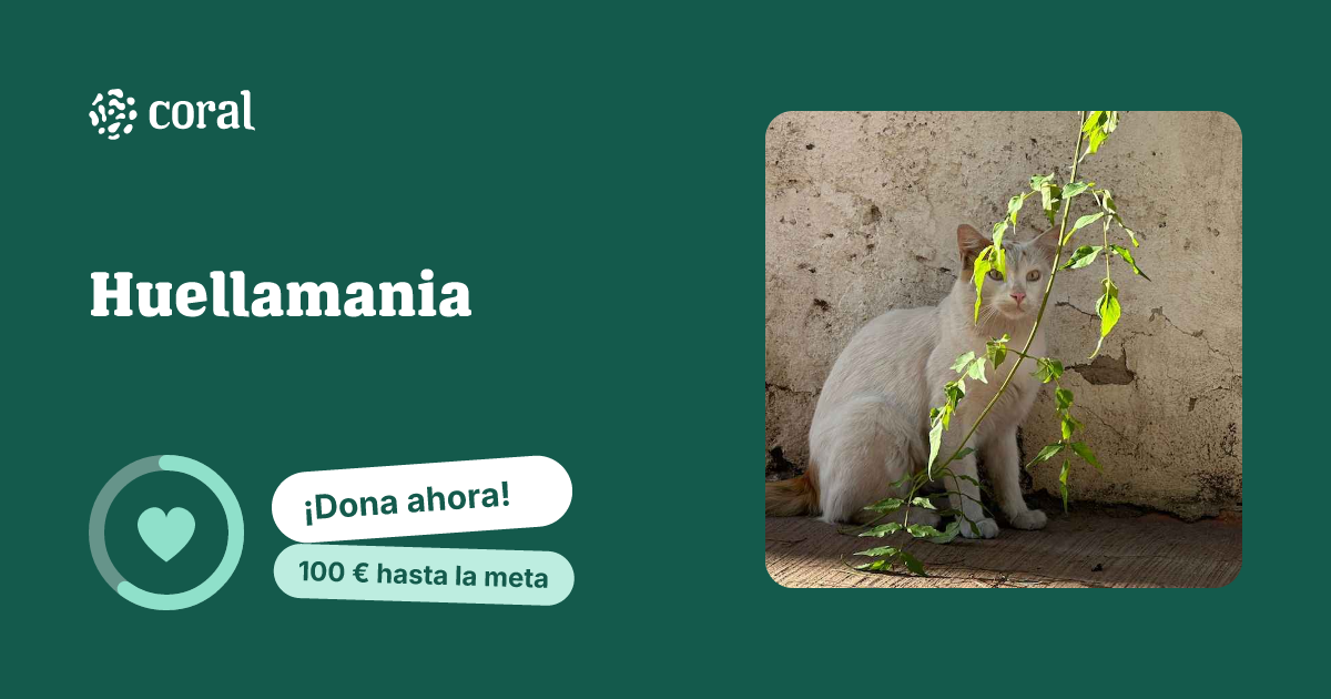 Vista previa de Huellamania al compartir en redes sociales