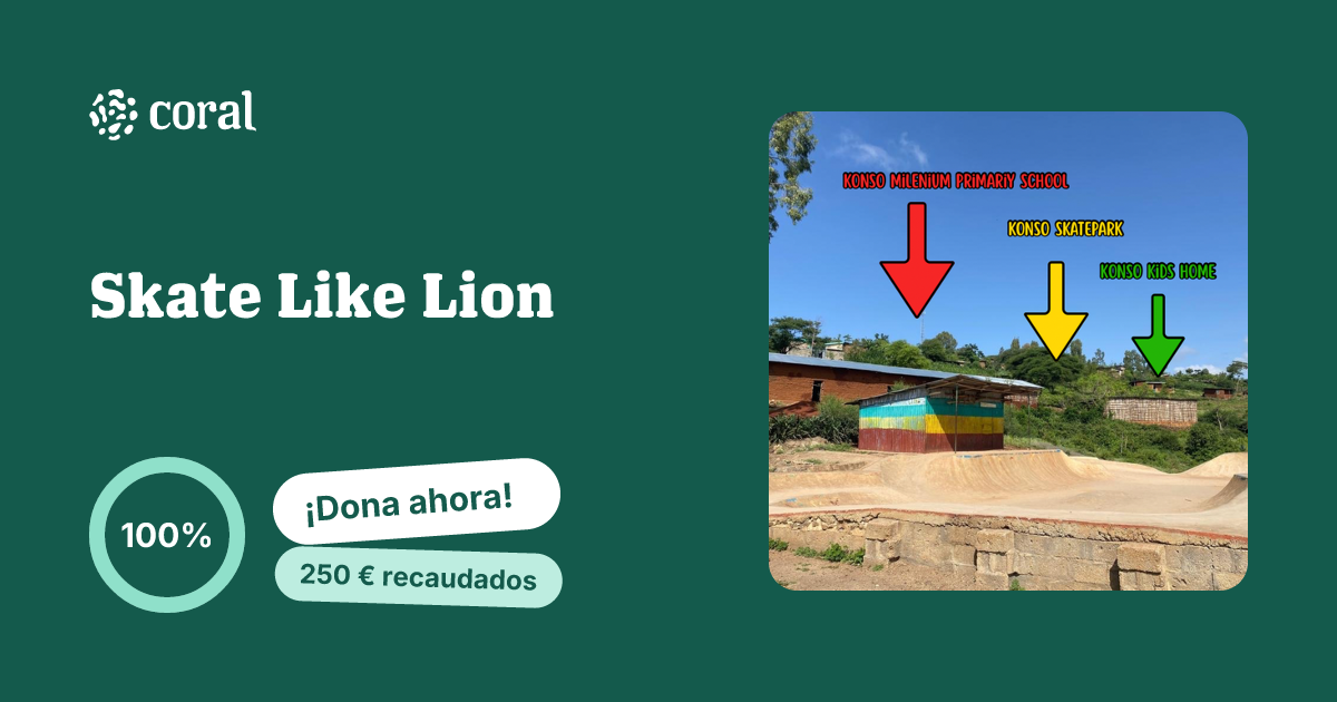 Vista previa de Skate Like Lion al compartir en redes sociales
