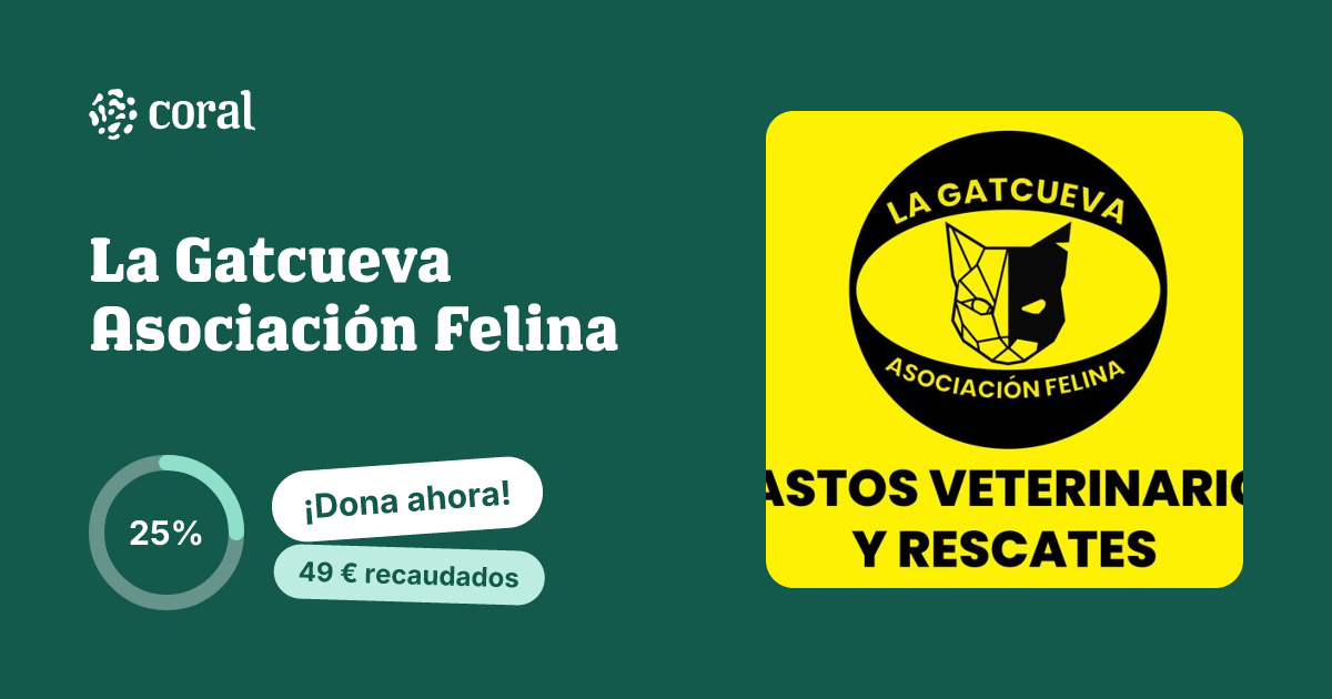 Vista previa de La Gatcueva Asociación Felina al compartir en redes sociales
