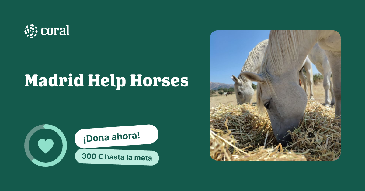 Vista previa de Madrid Help Horses al compartir en redes sociales