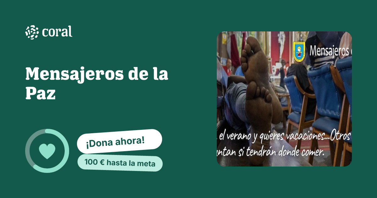 Vista previa de Mensajeros de la Paz al compartir en redes sociales
