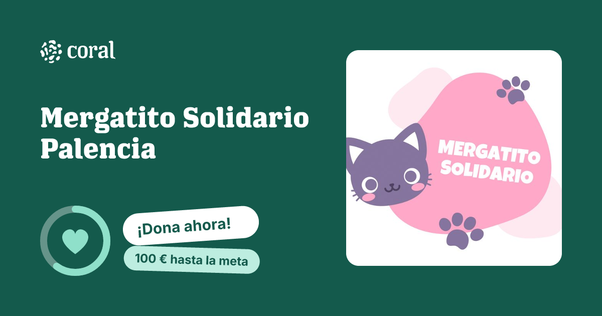 Vista previa de Mergatito Solidario Palencia al compartir en redes sociales