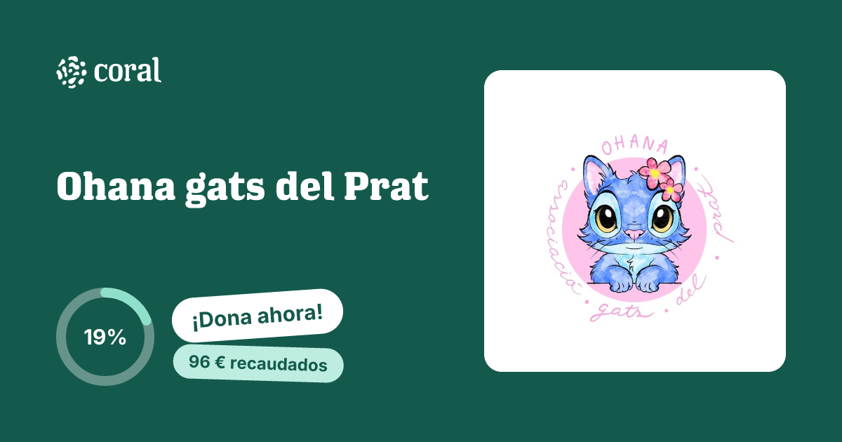 Vista previa de Ohana gats del Prat al compartir en redes sociales