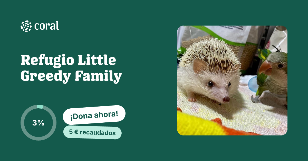 Vista previa de Refugio Little Greedy Family al compartir en redes sociales