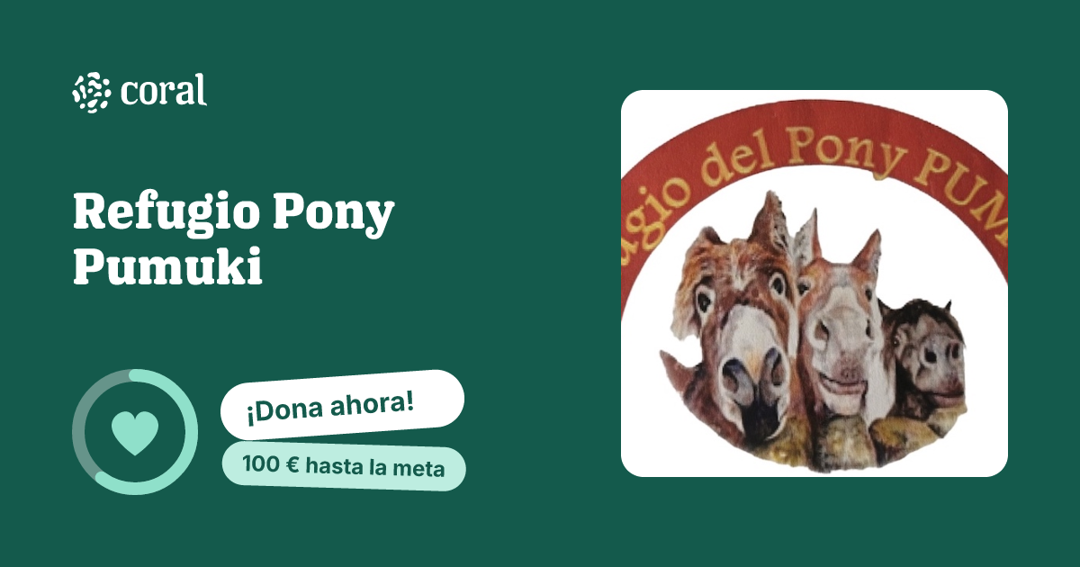 Vista previa de Refugio Pony Pumuki al compartir en redes sociales