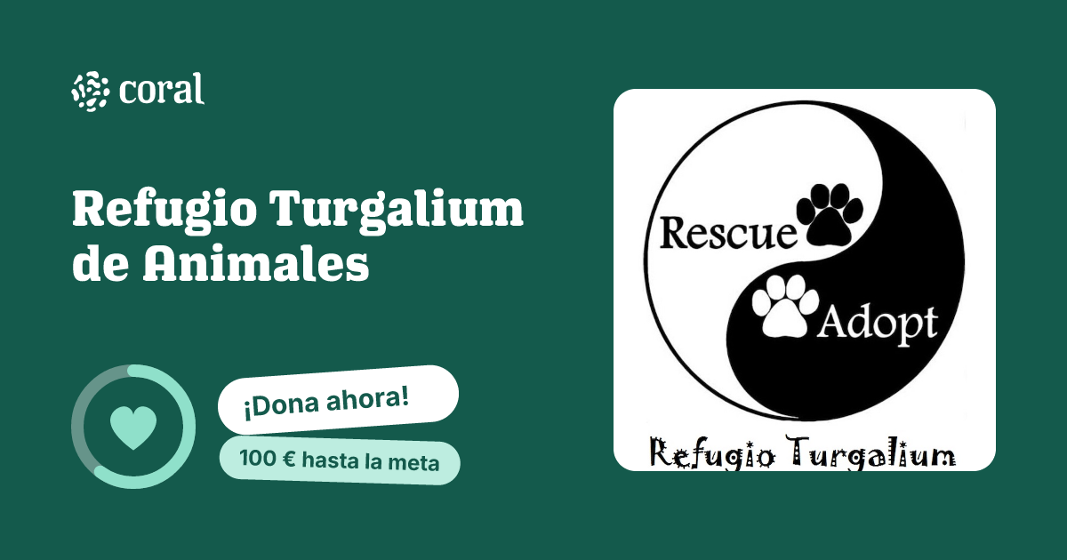 Vista previa de Refugio Turgalium de Animales al compartir en redes sociales