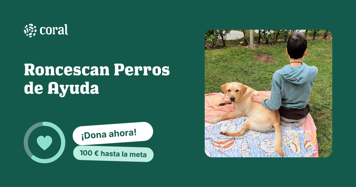 Vista previa de Roncescan Perros de Ayuda al compartir en redes sociales