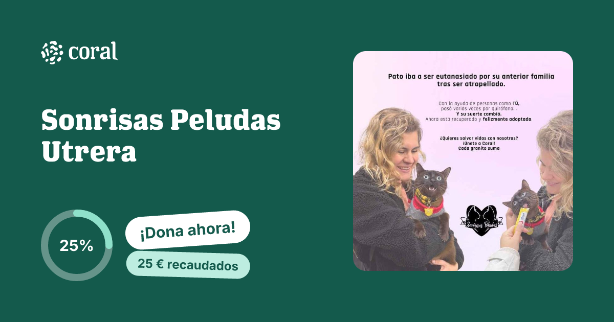 Vista previa de Sonrisas Peludas Utrera al compartir en redes sociales