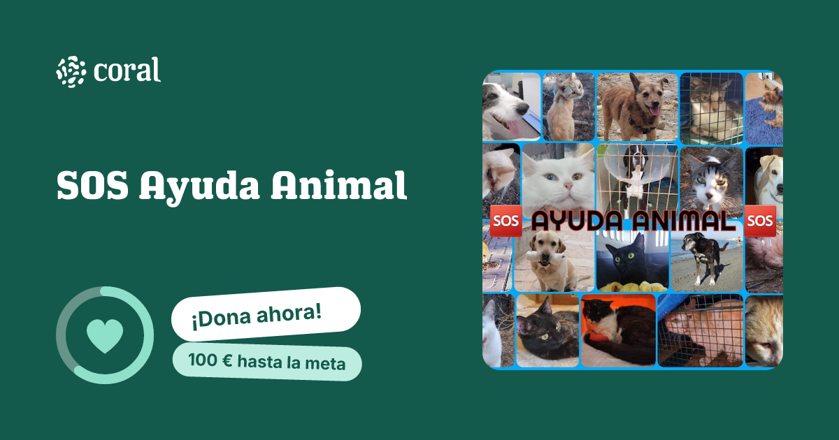 Vista previa de SOS Ayuda Animal al compartir en redes sociales