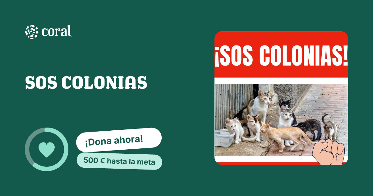 Vista previa de SOS COLONIAS al compartir en redes sociales