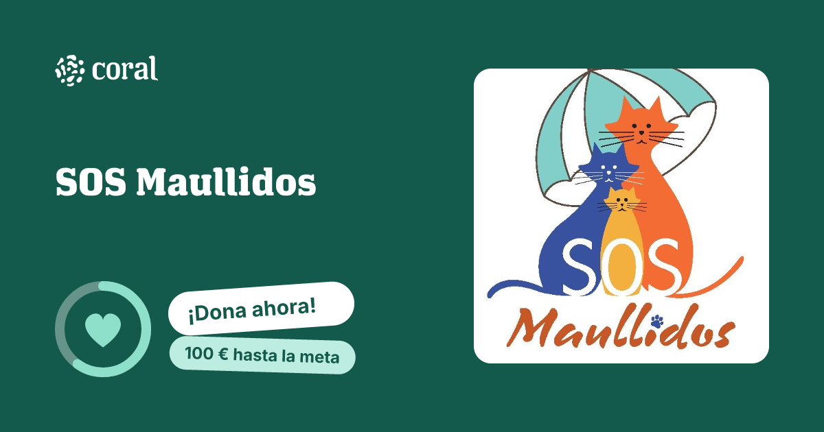 Vista previa de SOS Maullidos al compartir en redes sociales