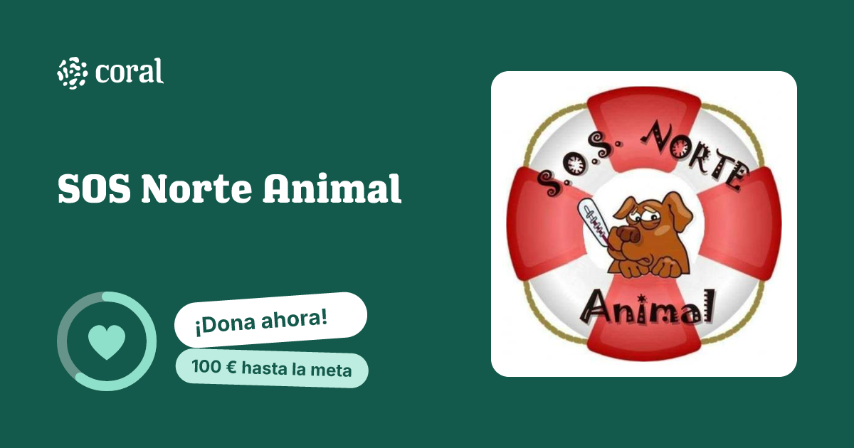 Vista previa de SOS Norte Animal al compartir en redes sociales
