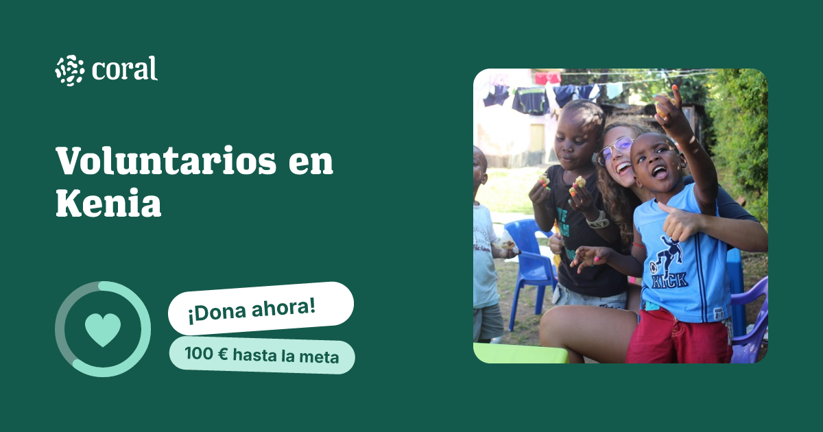 Vista previa de Voluntarios en Kenia al compartir en redes sociales