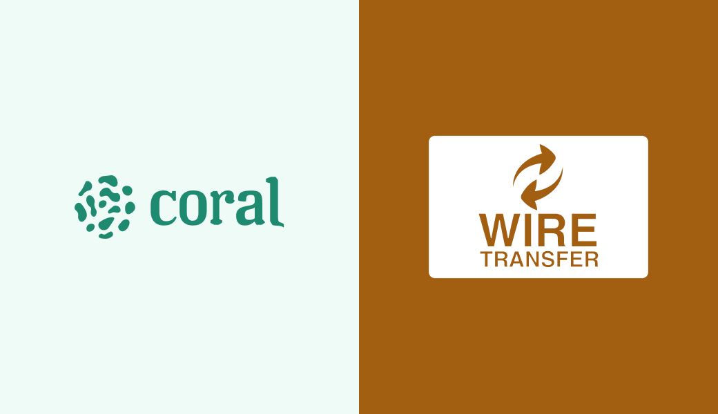 Imagen del artículo: Coral vs Transferencia bancaria: por qué el IBAN ya no es suficiente para recaudar fondos